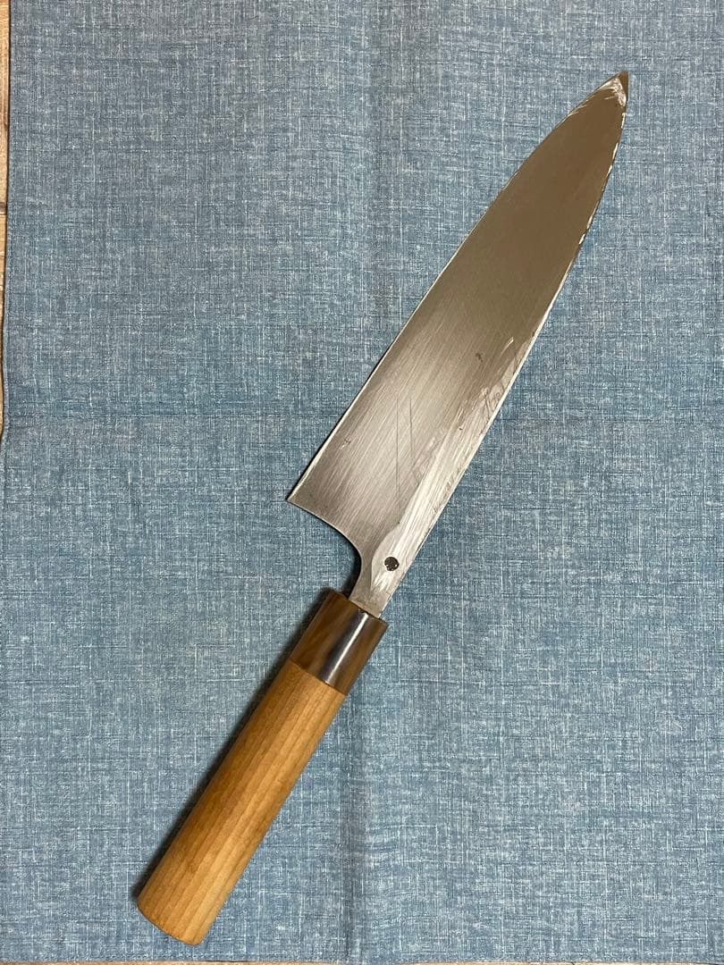 正本　秀　大出刃包丁　刃渡り22センチ