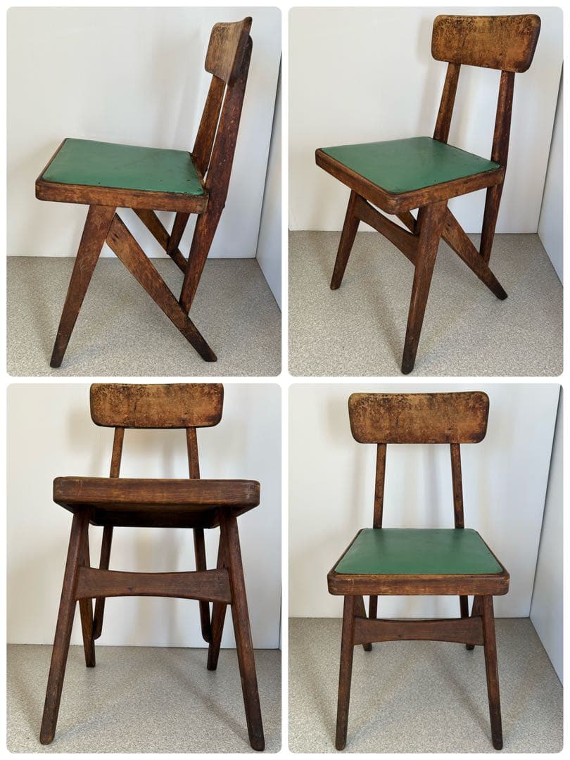 オールドマルニ　MARUNI②デルタチェア①ヴィンテージ　アンティーク　レトロ