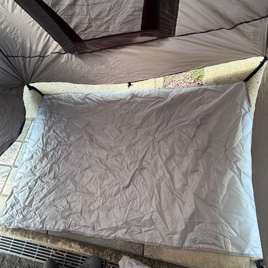 DOD BIKE IN ライダーズバイクインテント グレー　ソロキャンプ