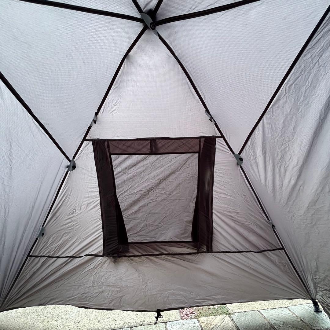 DOD BIKE IN ライダーズバイクインテント グレー　ソロキャンプ