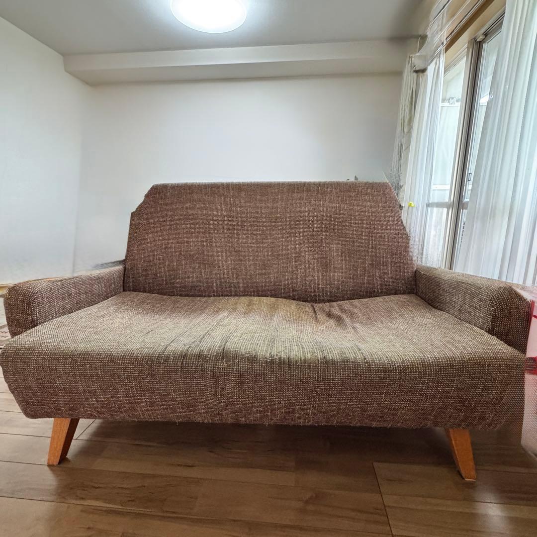 unicoウニコ 2.5人掛けソファ ブラウン