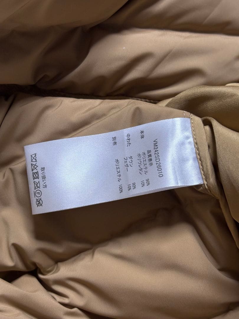 新品　Vincent et Mireille 2WAYフードダウンジャケット