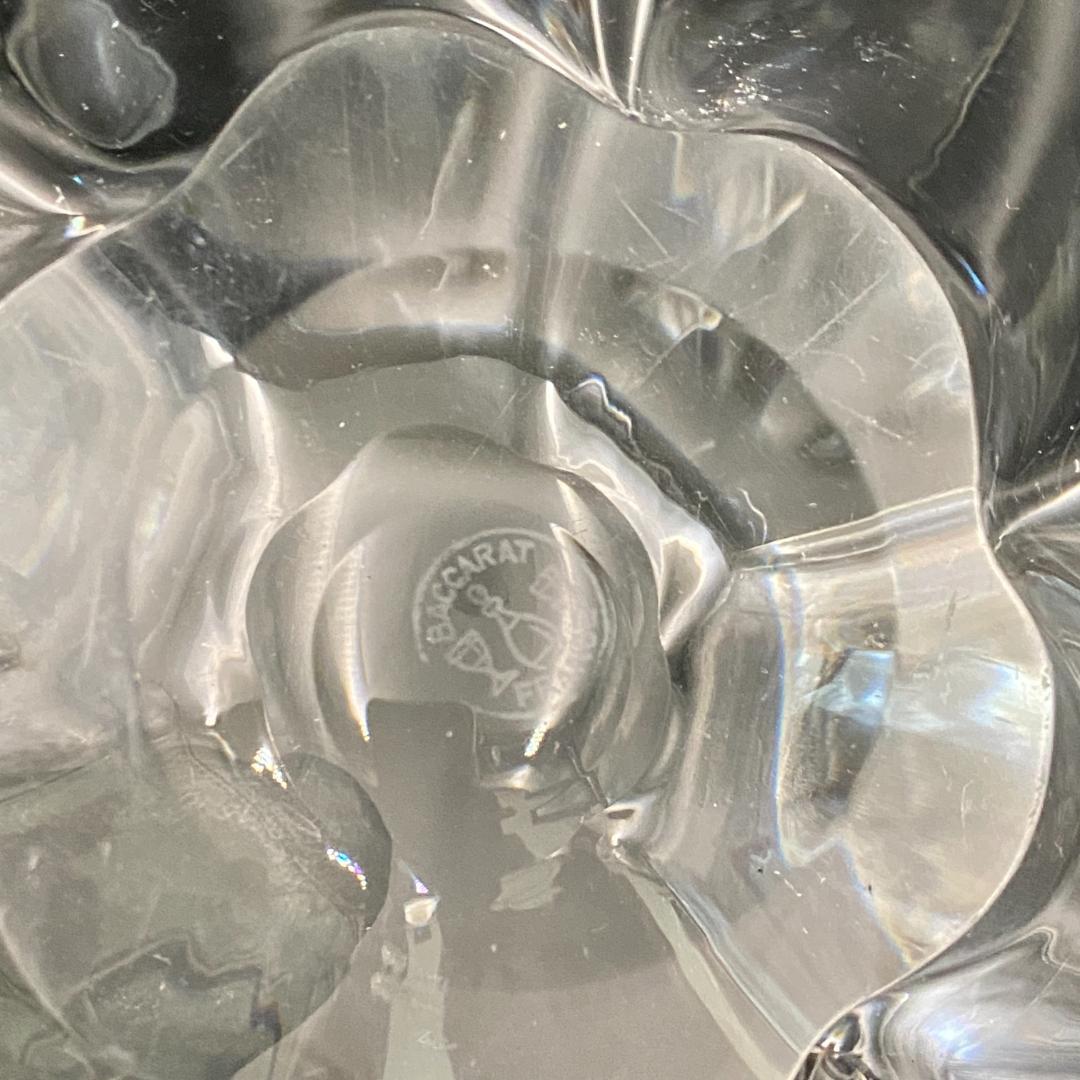 H228 美品 オールド バカラ キャディックス 大型 センターピース