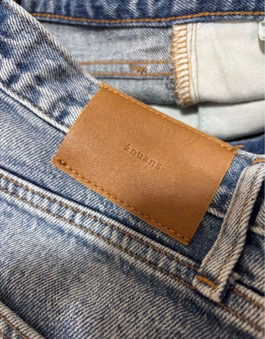 anuans Slim straight denim スリムストレートデニム 1