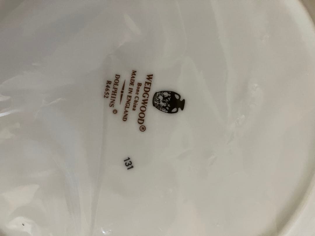 ウェッジウッド ドルフィンホワイト　 プレート　６枚