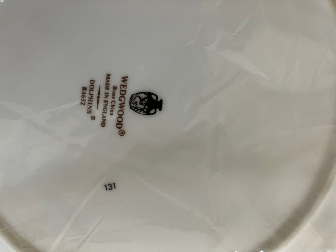 ウェッジウッド ドルフィンホワイト　 プレート　６枚