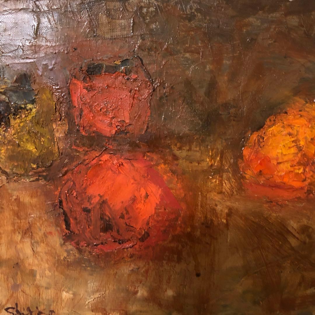 油絵（柿）かき　カキ