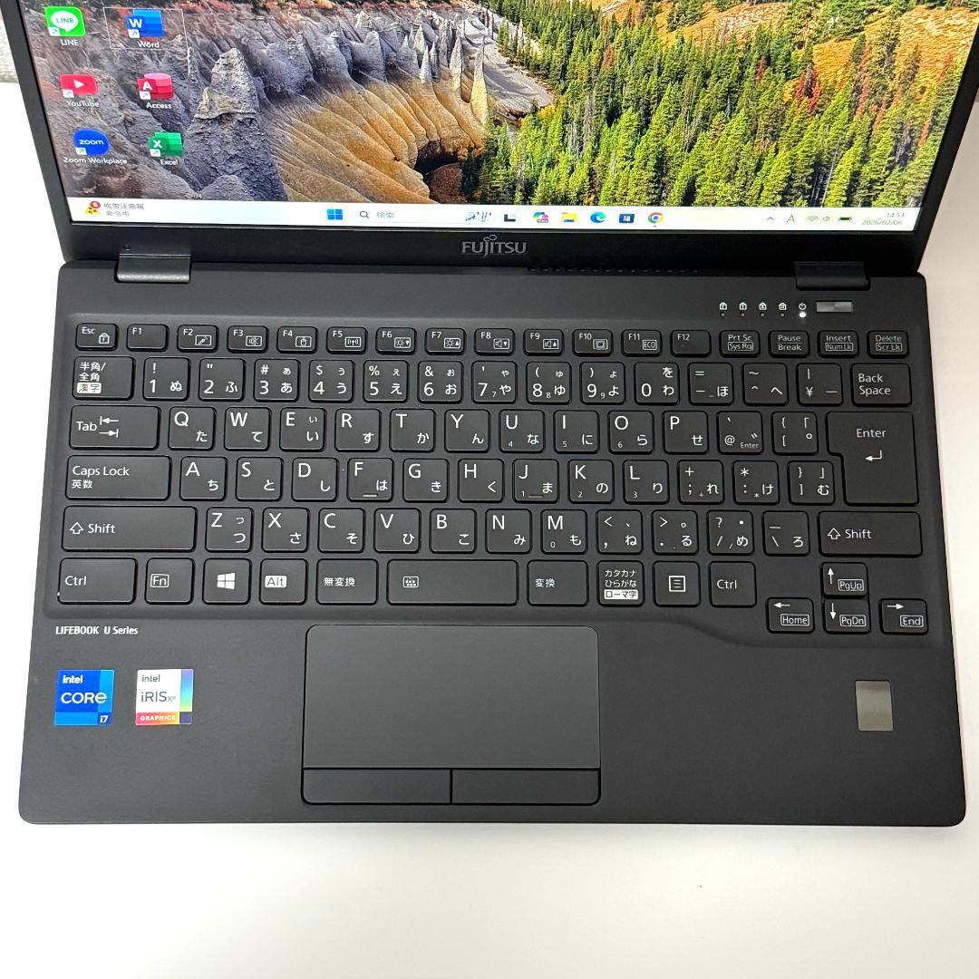 ★バッテリー良好★ 超軽量845g 第11世代Corei7 富士通 H53