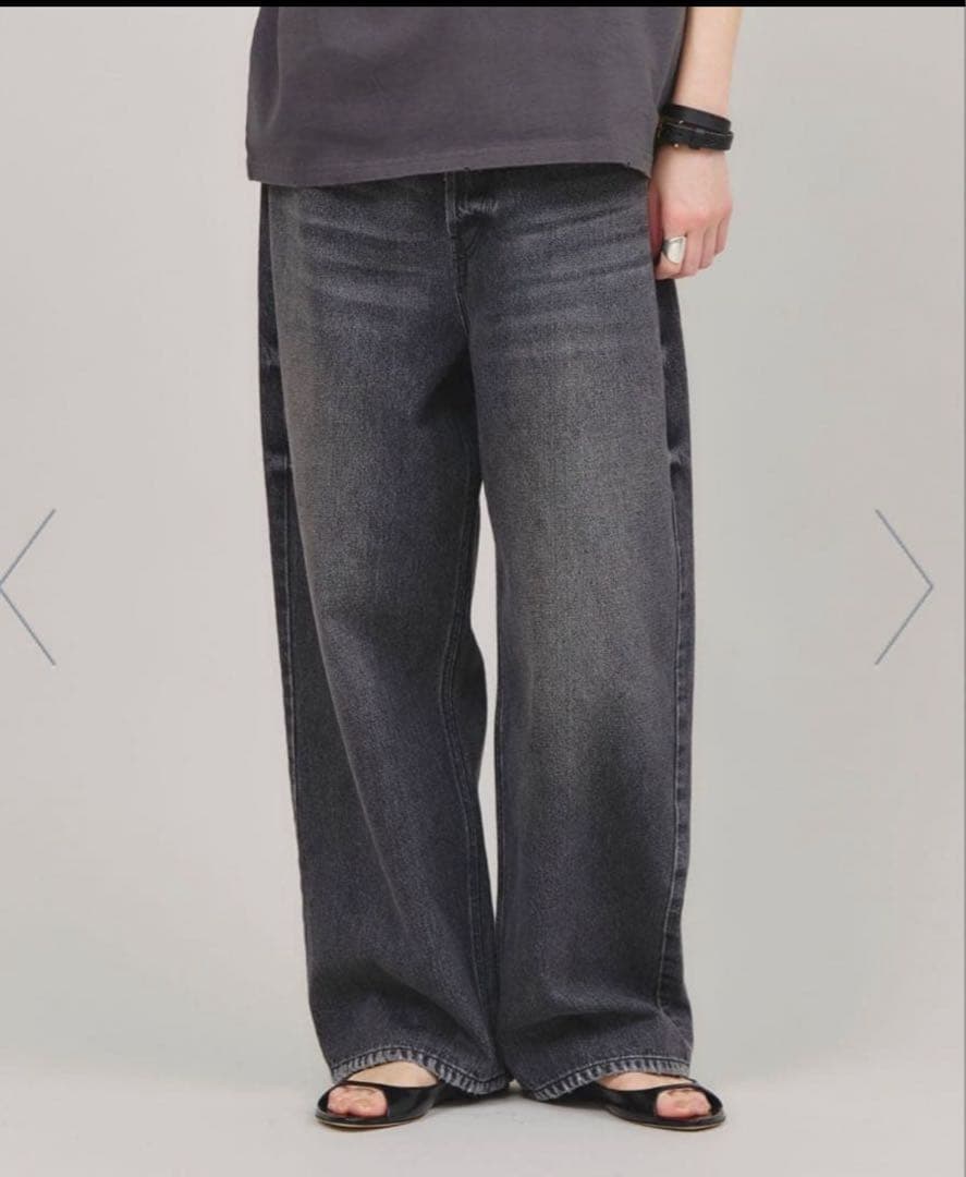 Curensologyカレンソロジー＜&RC＞ワイドルーズデニムパンツ 36
