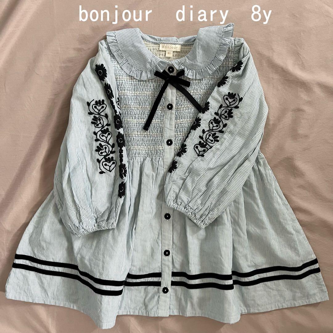 美品　bonjour diary 　ワンピース　8y