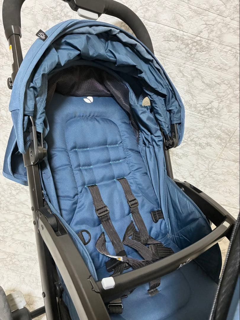 【送料込み】Joie エヴァライトデュオ ディープシー 2人乗りベビーカー