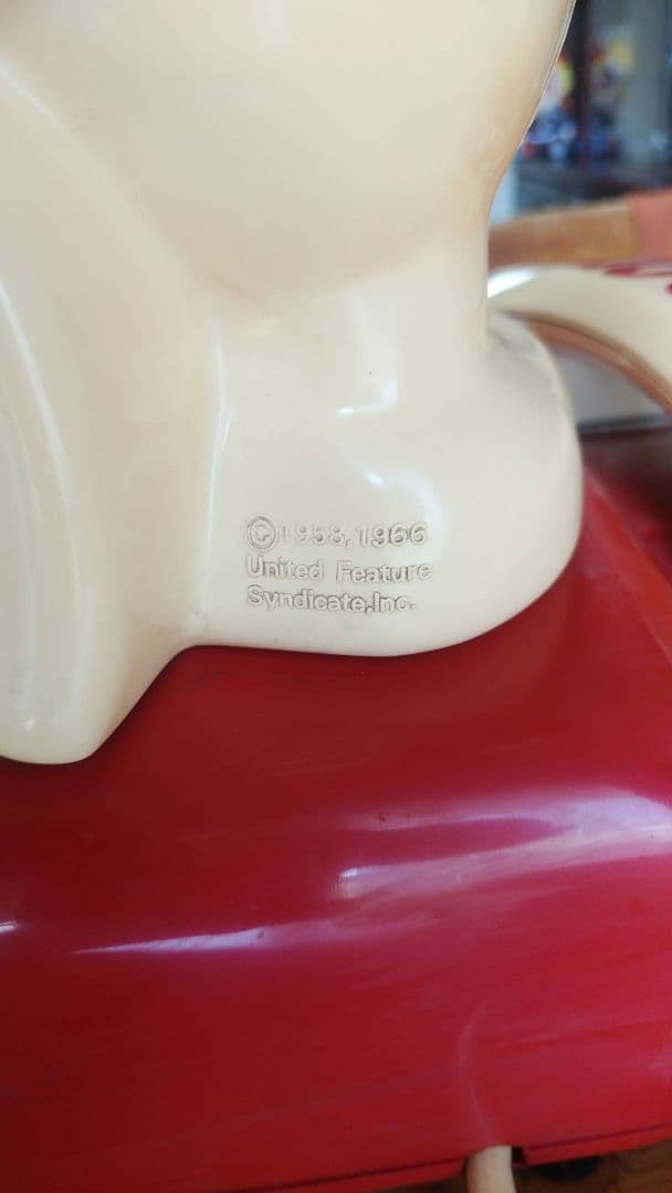 スヌーピーダイアル式電話機