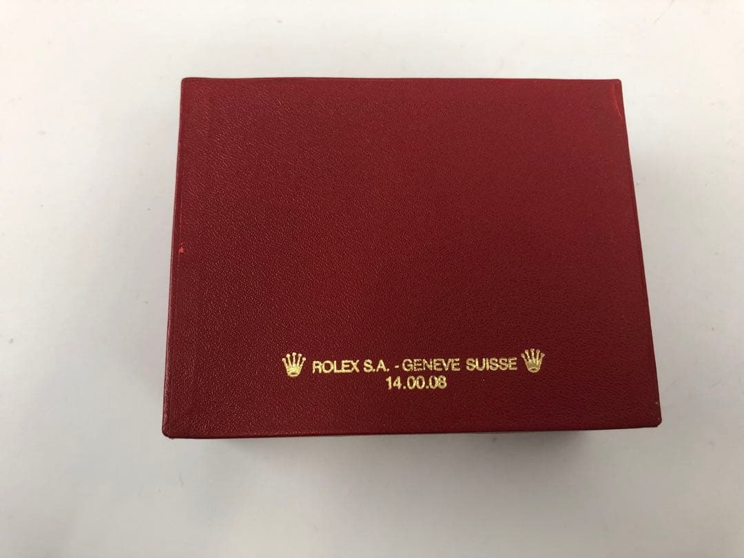 C*須様 ロレックス　空き箱　外箱　内箱　取説　小冊子　カードケース　レッド
