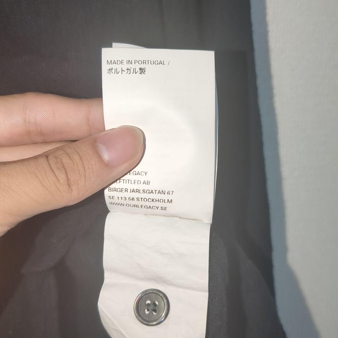 【OUR LEGACY】COCO SHIRT BLACK