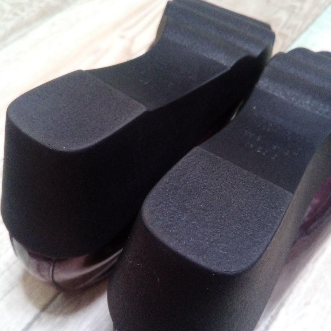 新品　未使用　ヒルズアヴェニュー　パンプス　ウェーブソール　エナメル　ローファー