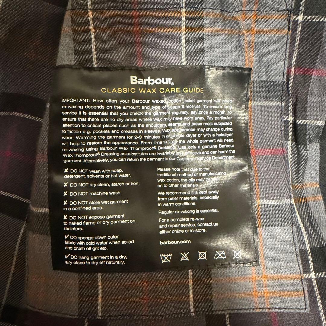 未使用タグ付き22aw バブアー　オーバーサイズワックスバーレー　マキシ丈　黒