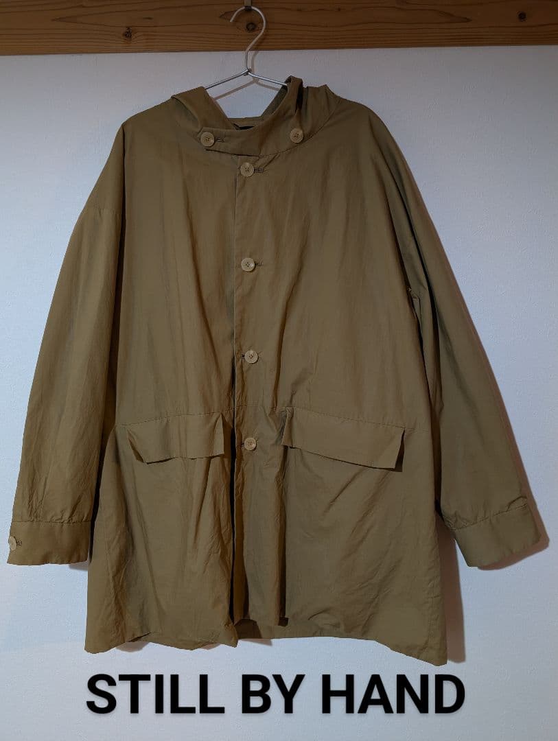 STILL BY HAND サイズ46 フード付きコート 中古 比較的美品