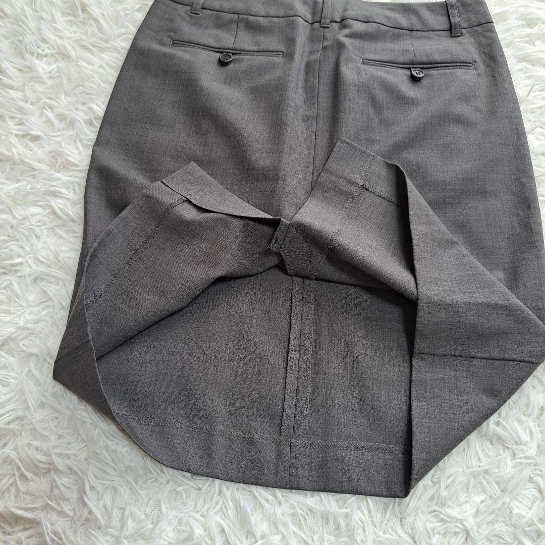【美品】【Theory】３ピース　パンツスカート　セットアップ　スーツ　グレー