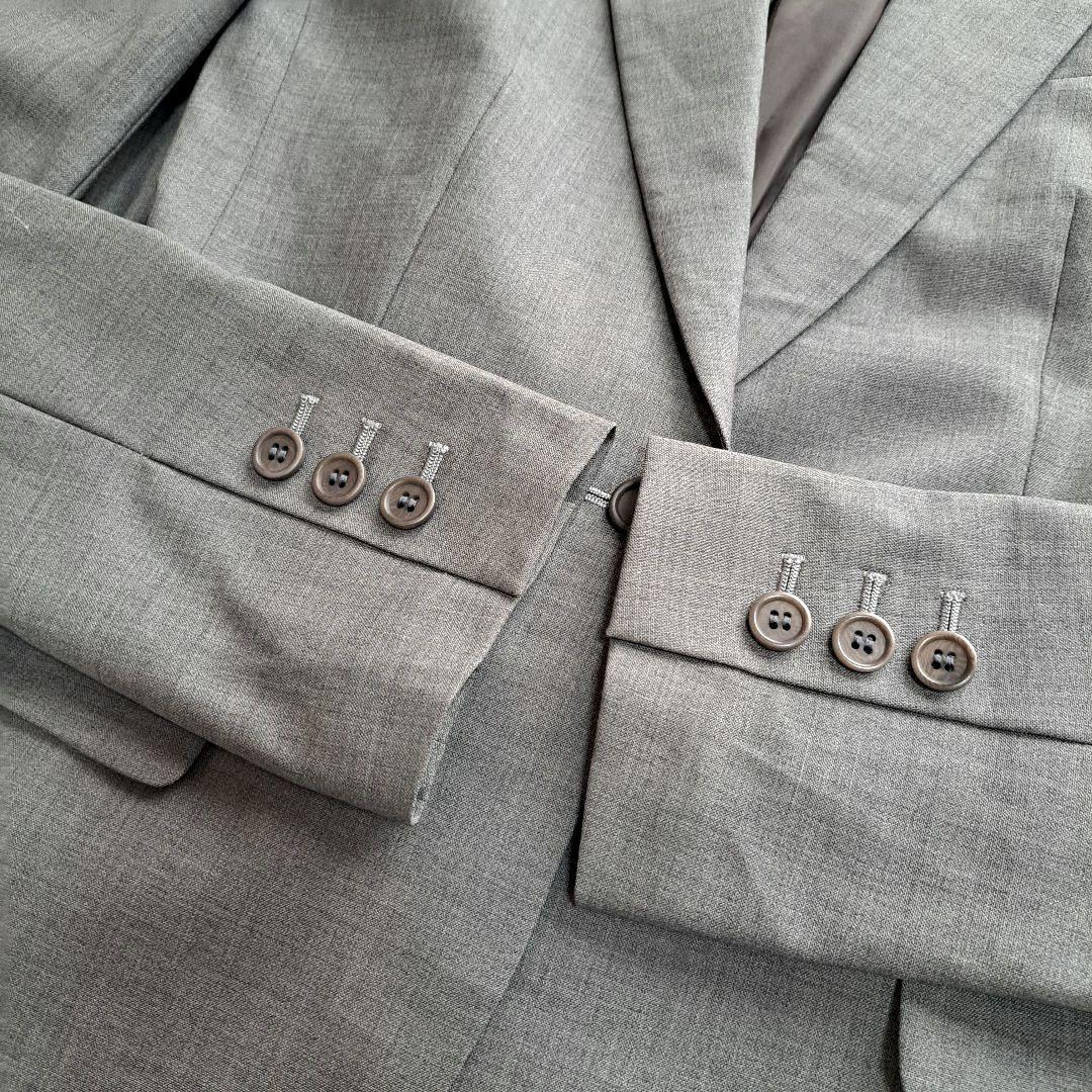 【美品】【Theory】３ピース　パンツスカート　セットアップ　スーツ　グレー