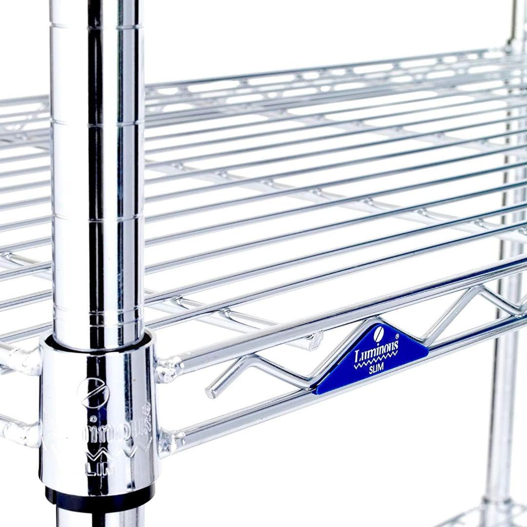 ドウシシャ ルミナス スリム ラック スチールラック MH7618-5A