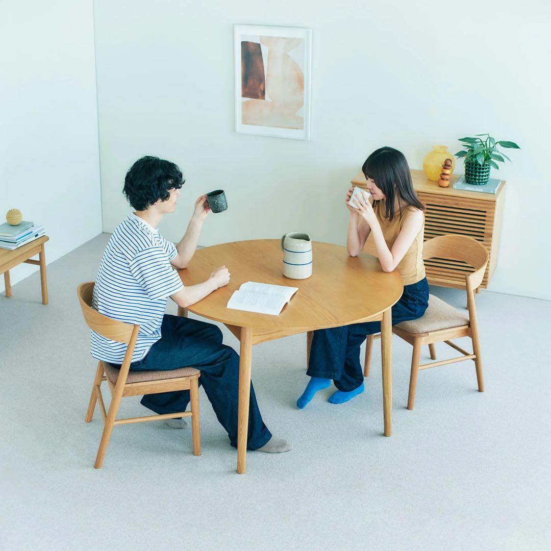 unico SOLK チェア 座面 シナモン 一脚