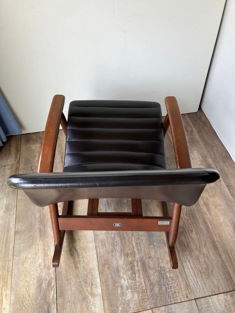 ミッドセンチュリー　ヴィンテージ 松田家具 ロッキングチェア　フットレスト付き