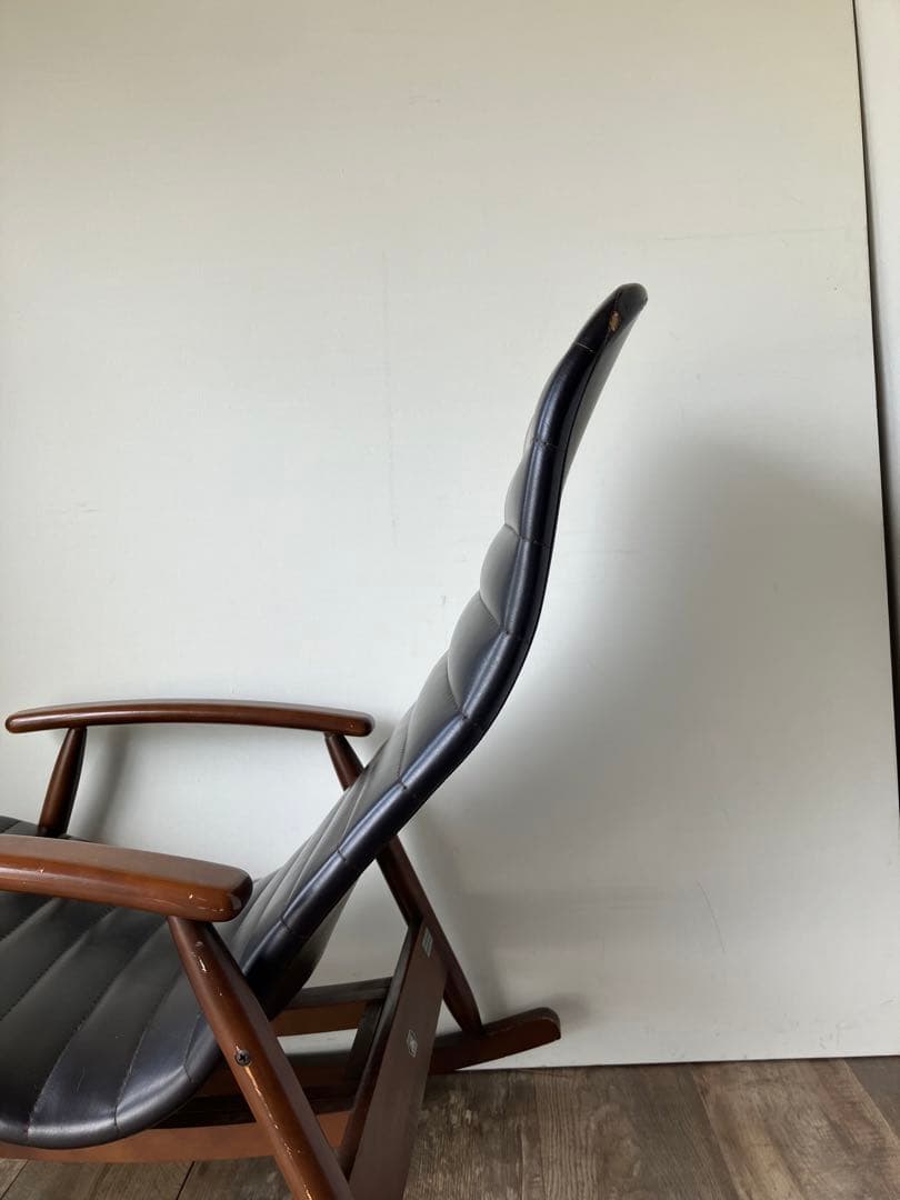 ミッドセンチュリー　ヴィンテージ 松田家具 ロッキングチェア　フットレスト付き