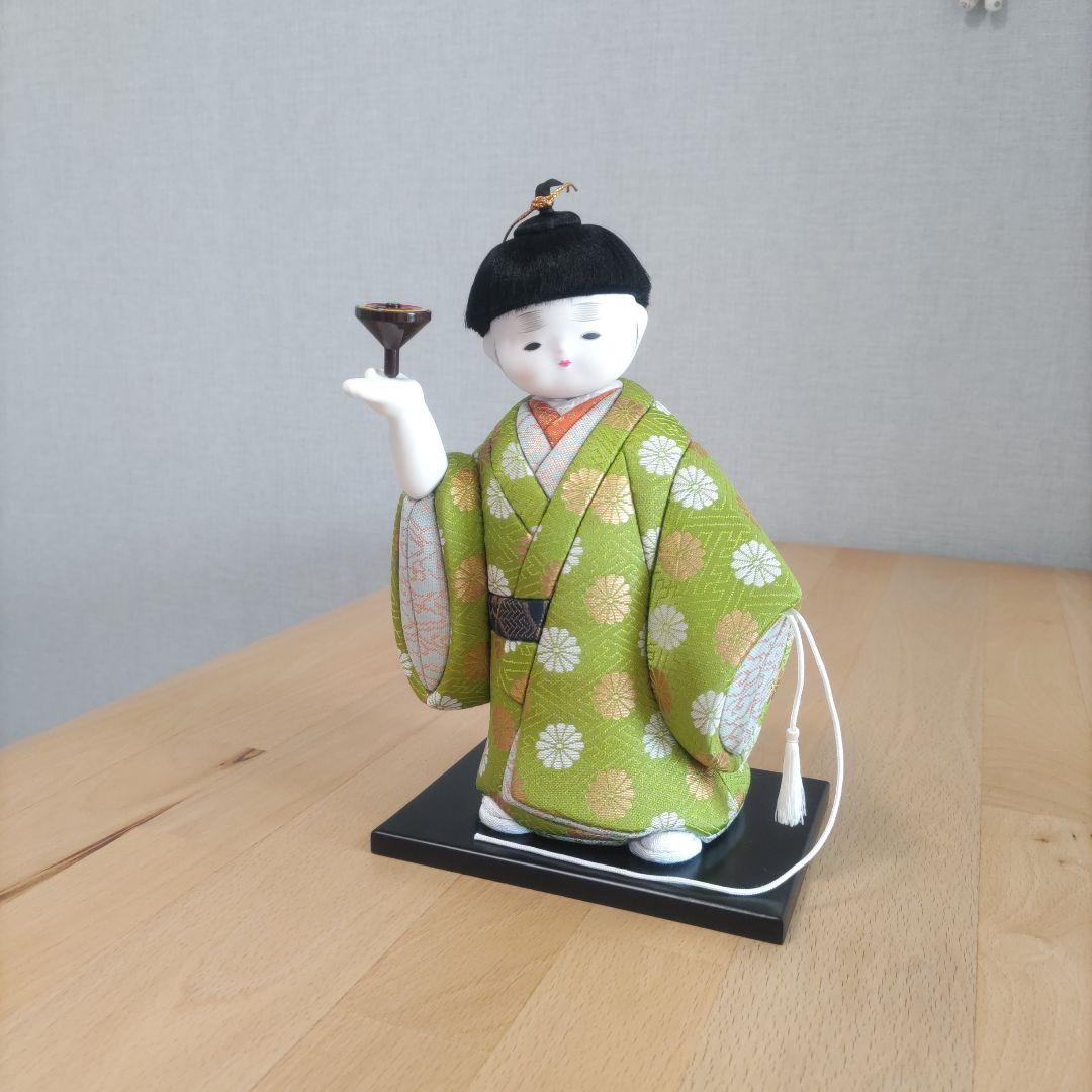 木目込人形❋手乗りコマ❋可愛い男の子❤