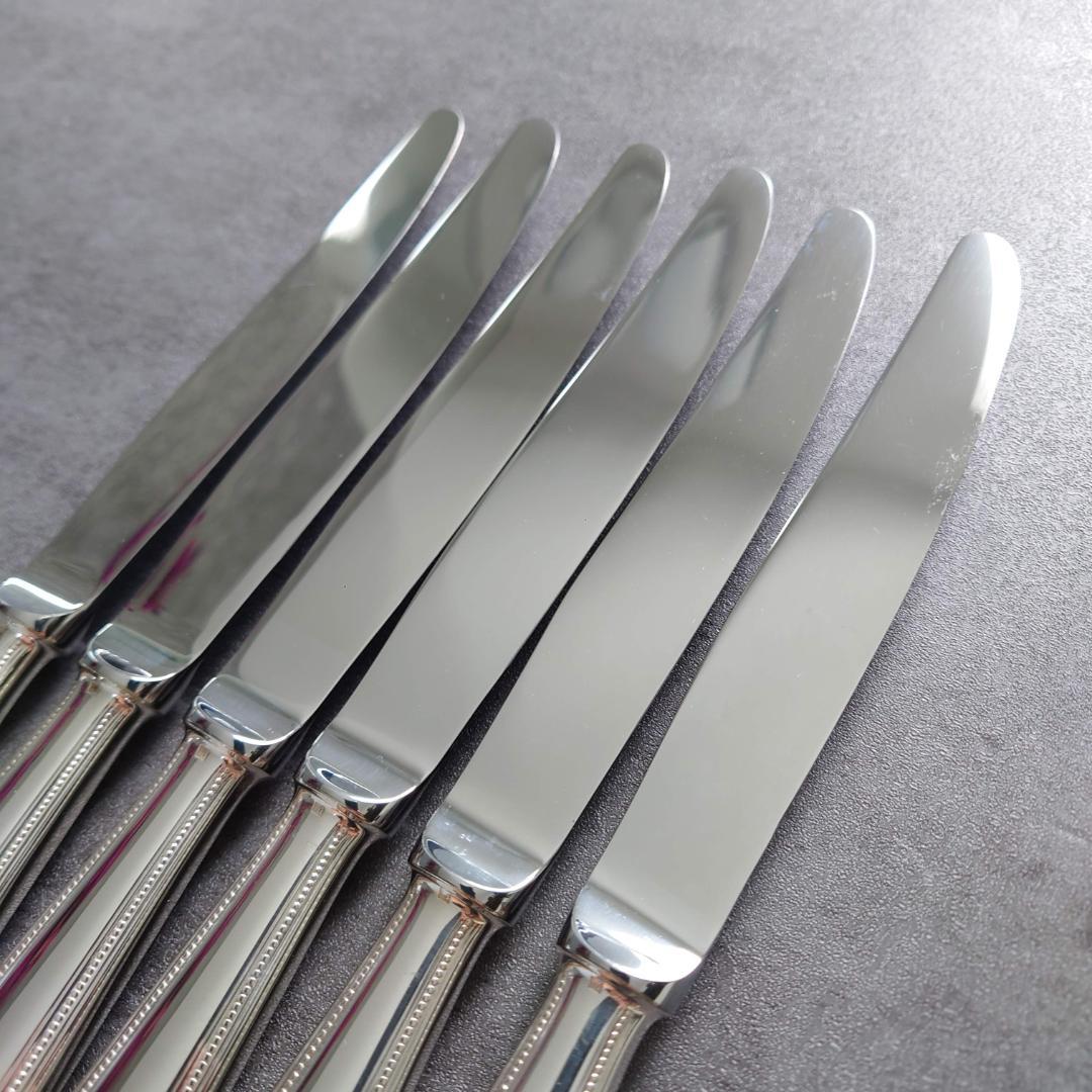 美品 クリストフル パール テーブルナイフ 6点