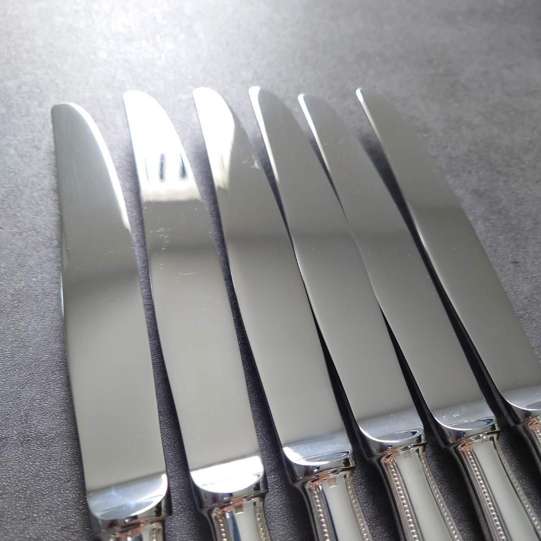 美品 クリストフル パール テーブルナイフ 6点