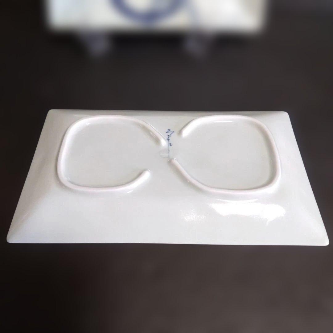 新品 有田焼 そうた窯 長角皿2枚　懐石料理　料亭　おもてなし
