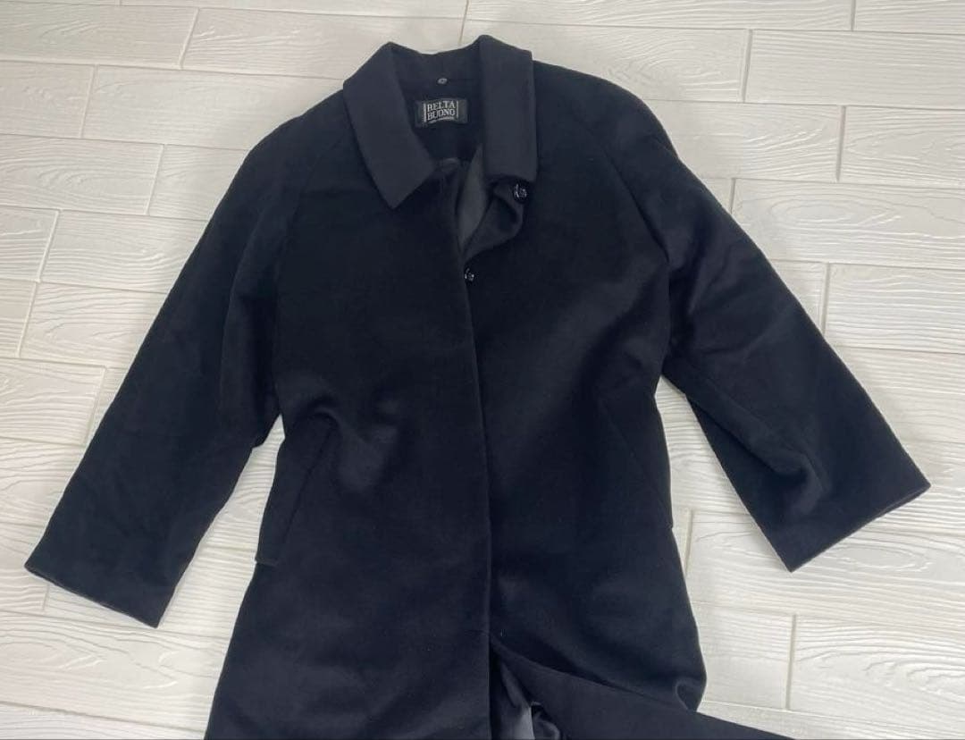 BELTA BUONO チェスターコート　ファーコートカシミア　100%