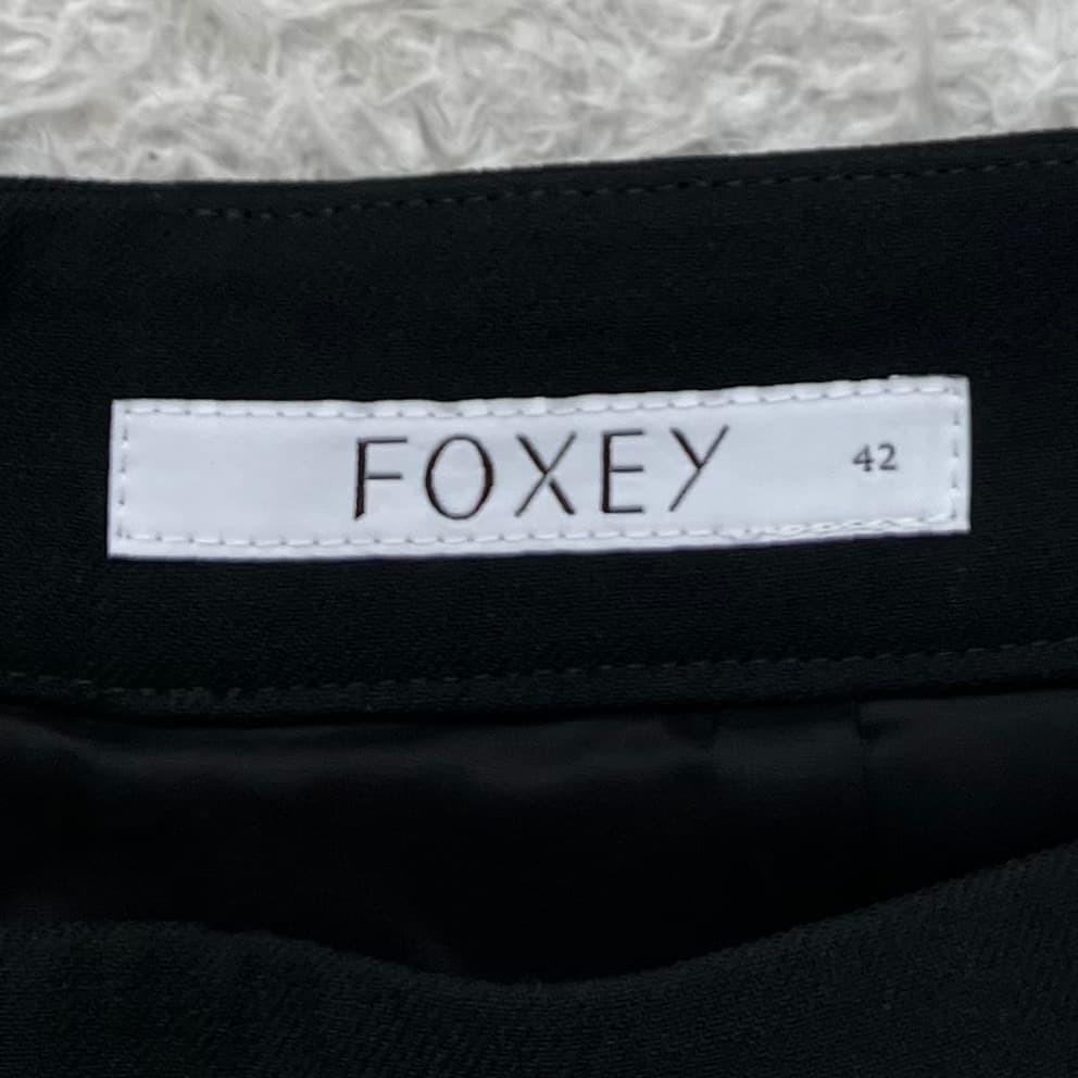 新品タグ付き✨フォクシー スカート 大きいサイズ 42 XL ブラック