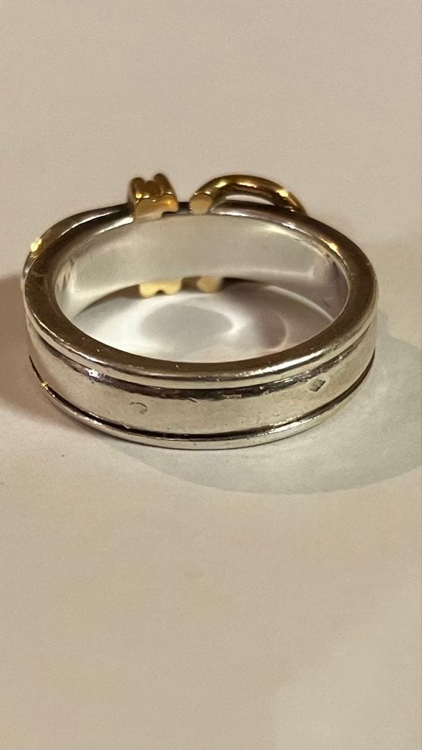 HERMES バックルデザインリング　925silver