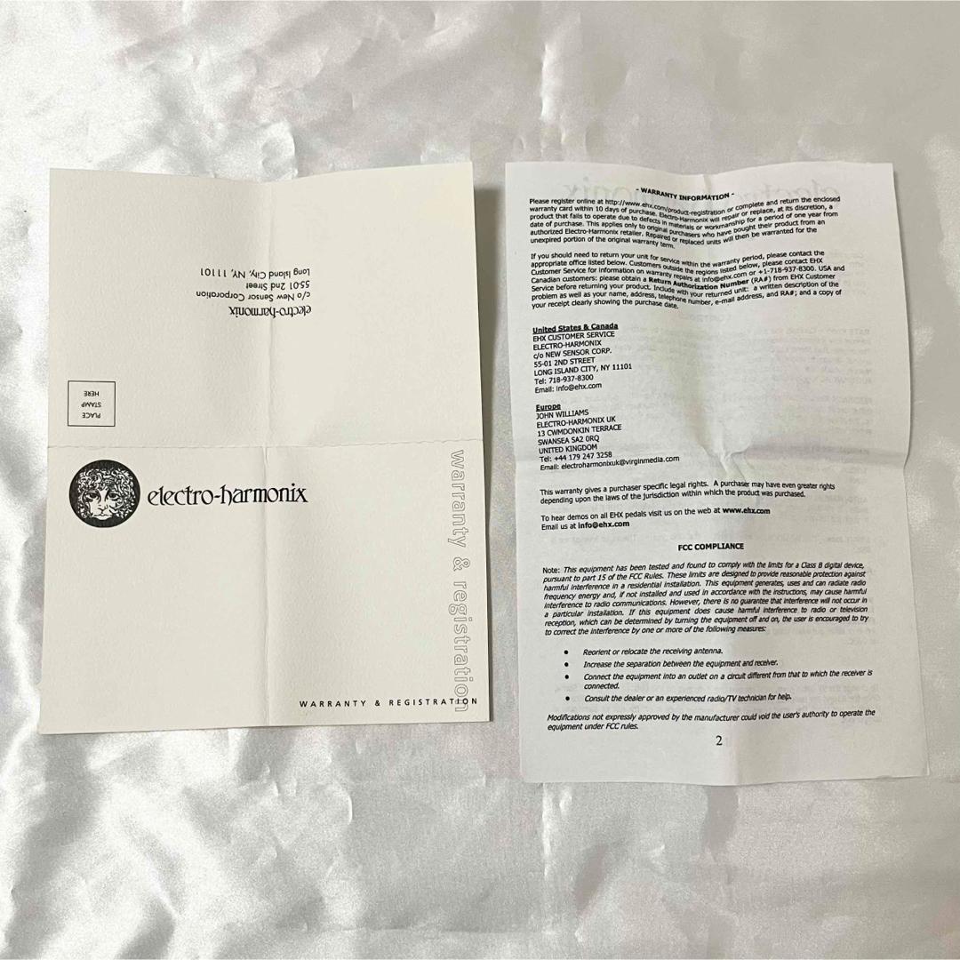 【通電確認済】【アメリカ製】electro-harmonix bad stone