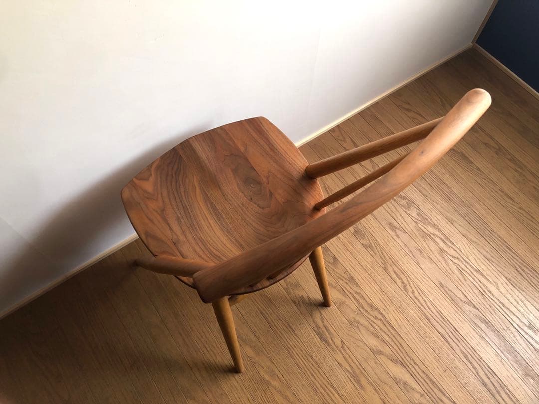 柏木工 シビルチェア1脚 ① ウォールナット&オーク無垢材 オイル仕様 飛騨高山