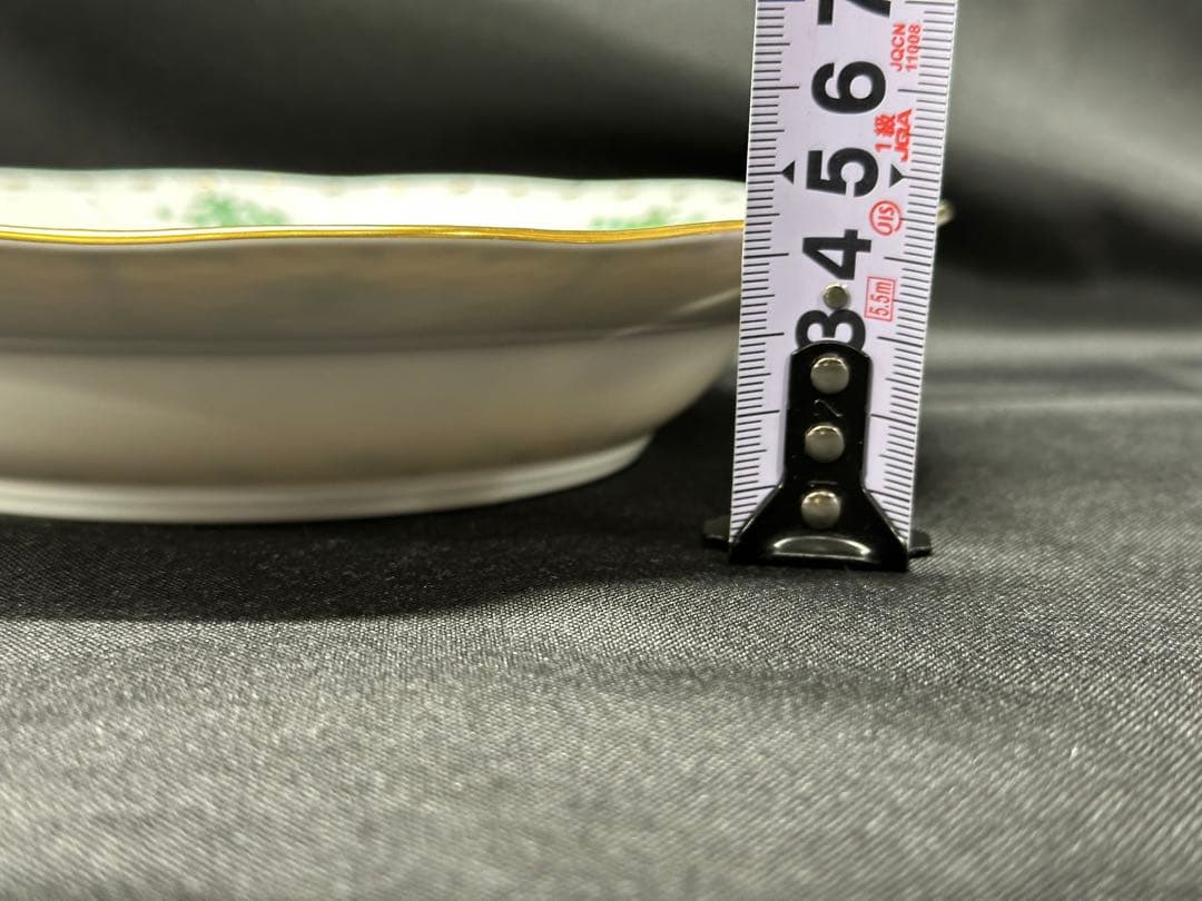 ② 【美品】HEREND インドの華　ディーププレート　ボウル　23cm