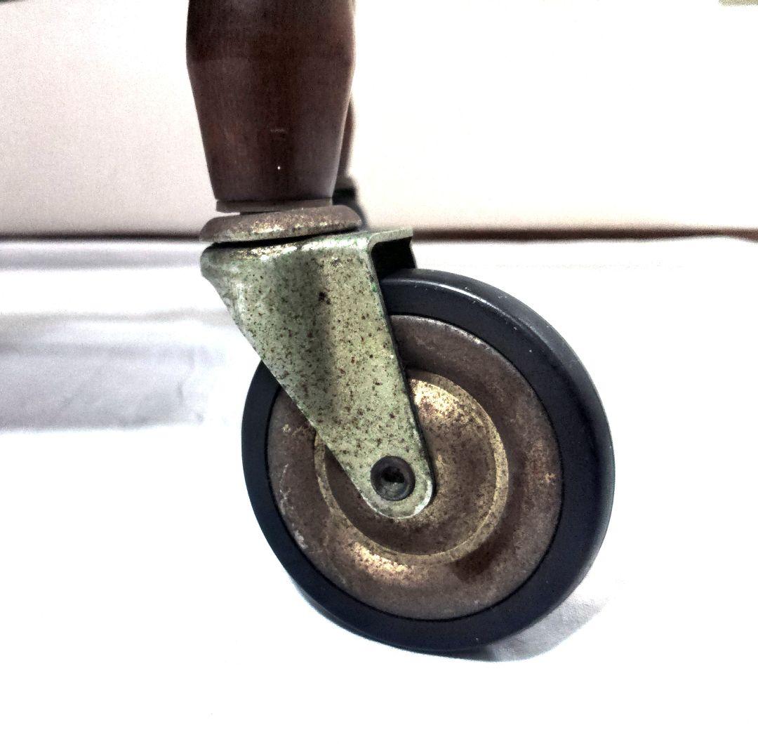 アンティークワゴン 木製 トロリー キッチンワゴン