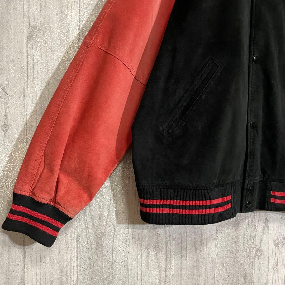 【希少モデル】シュプリーム　パイルアーチロゴ　スエード スタジャン　XL