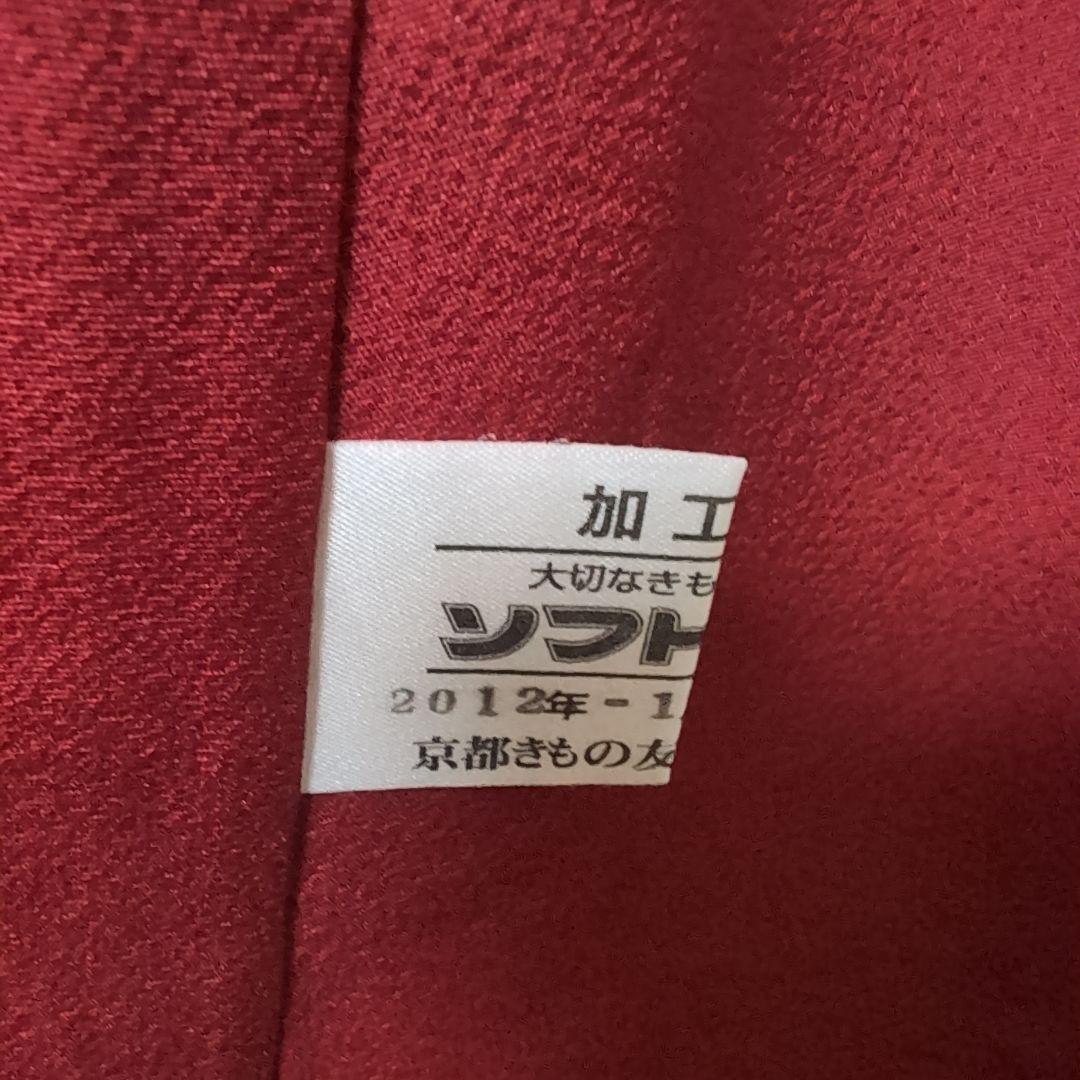 ★19日まで最終出品★美品成人式振り袖赤色 花柄 絹長襦袢付き