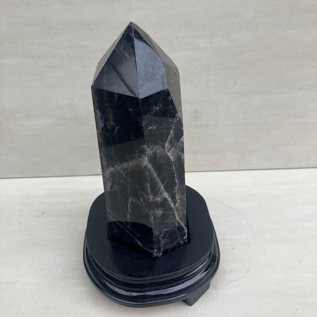 モリオン六角柱　パワーストーン　鑑賞石　天然石　自然石　原石