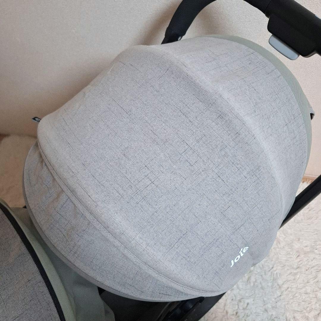 【全国一律送料無料】joie エヴァライトデュオ 二人乗りベビーカー グレー