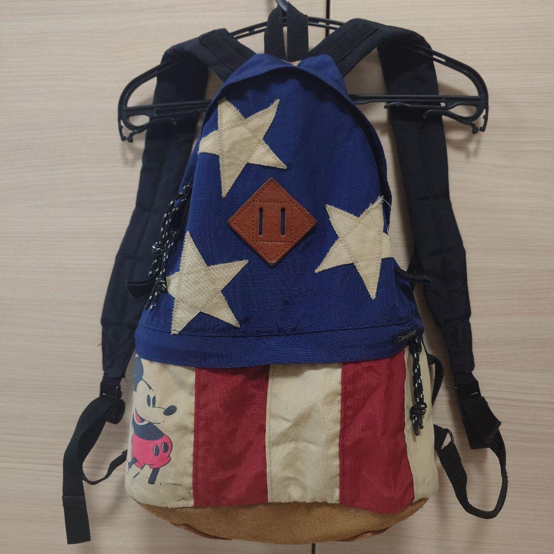 デニムアンドダンガリー　ミッキーコラボ星条旗ミッキー　リュック