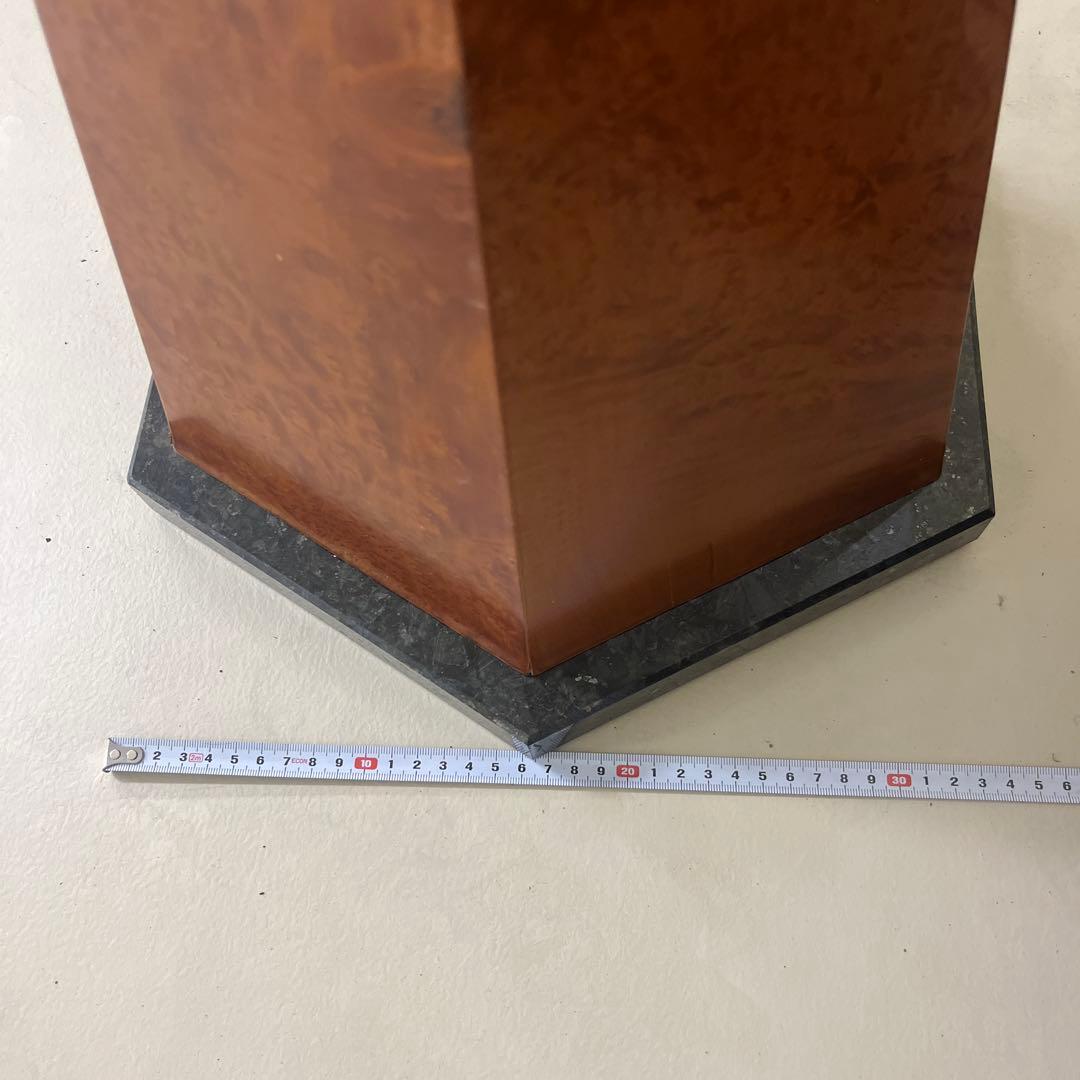 イタリア製鉛筆モチーフ￼木製大理石コートハンガーコート掛け