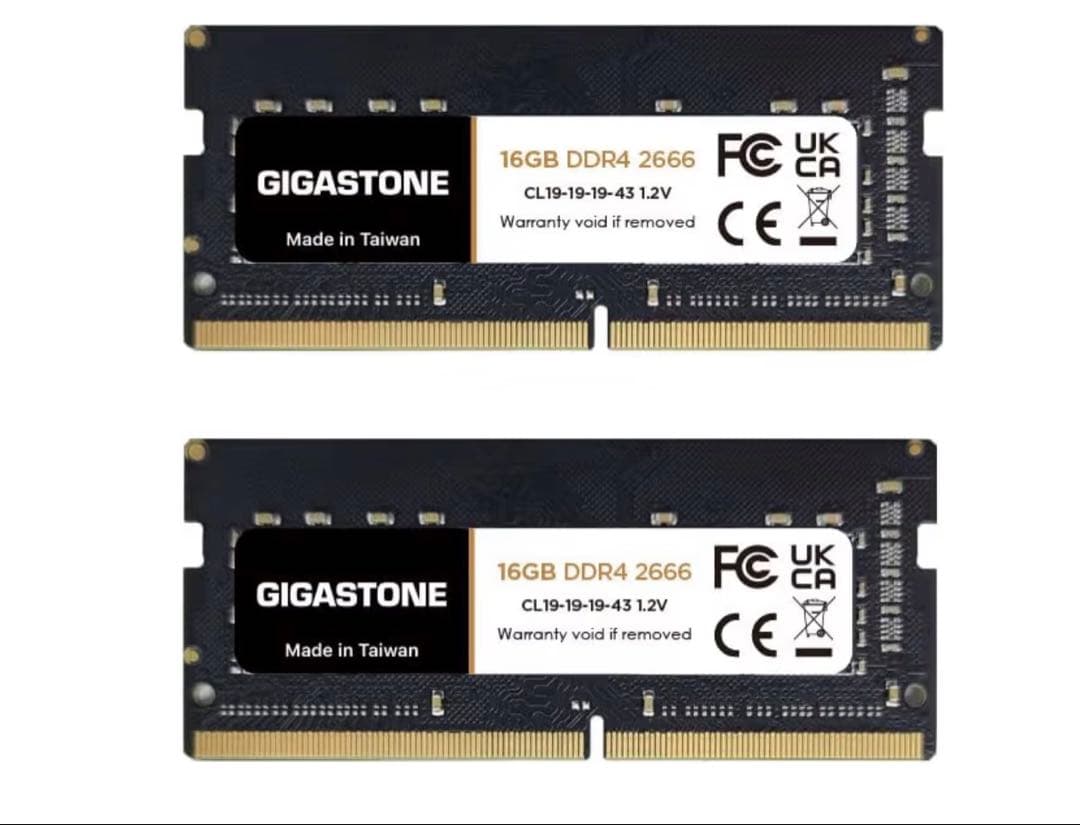 値*ん様 GIGASTONE 32GB(16GBx2)DDR4 2666MHz