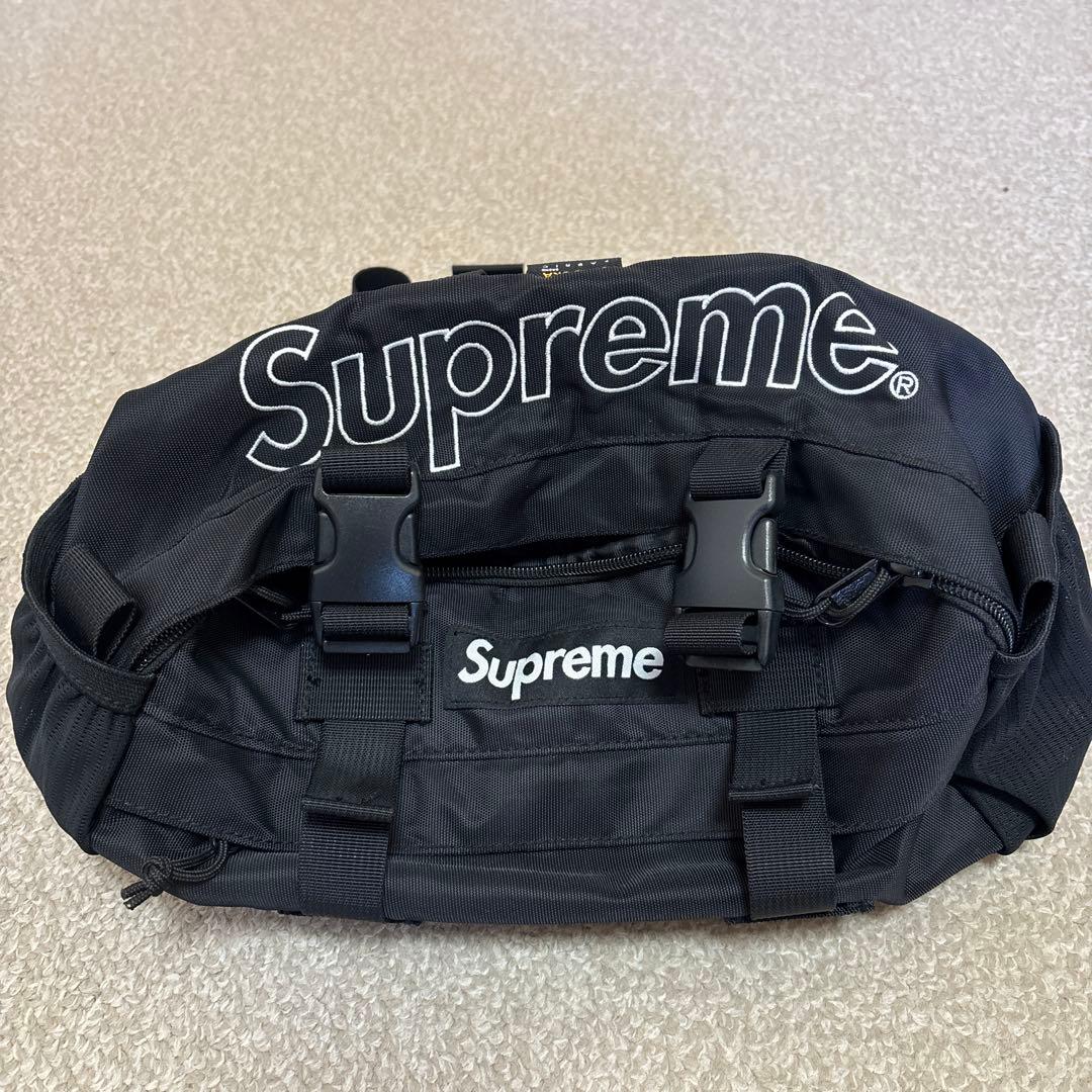シュプリーム　ウエストバック　AW19ブラック