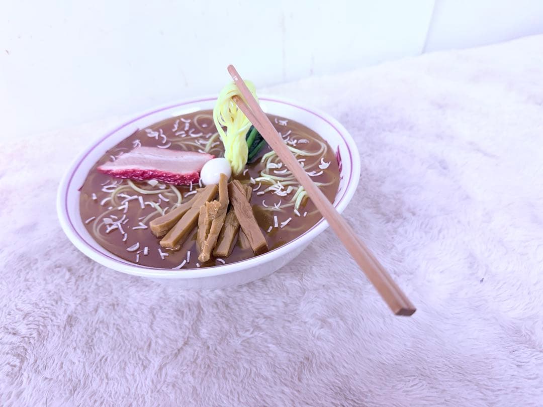 昭和レトロ 食品サンプル 中華そば 日本製 職人手作り リアル模型