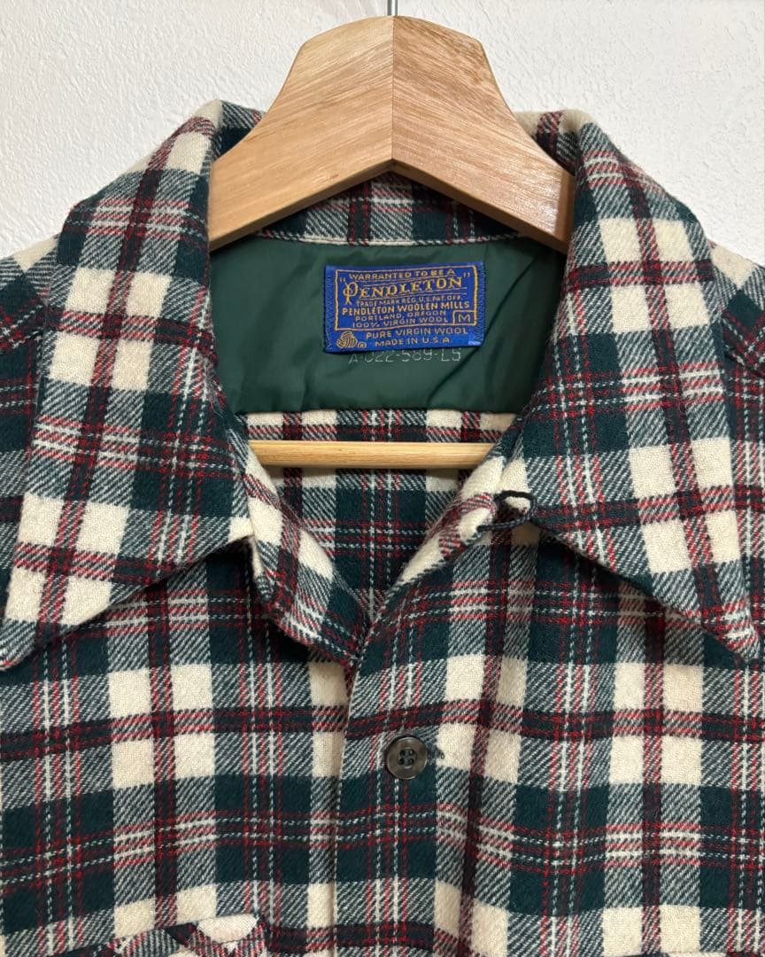 タ*ー様 70s PENDLETON ボードシャツ デッドストック USA製 チ
