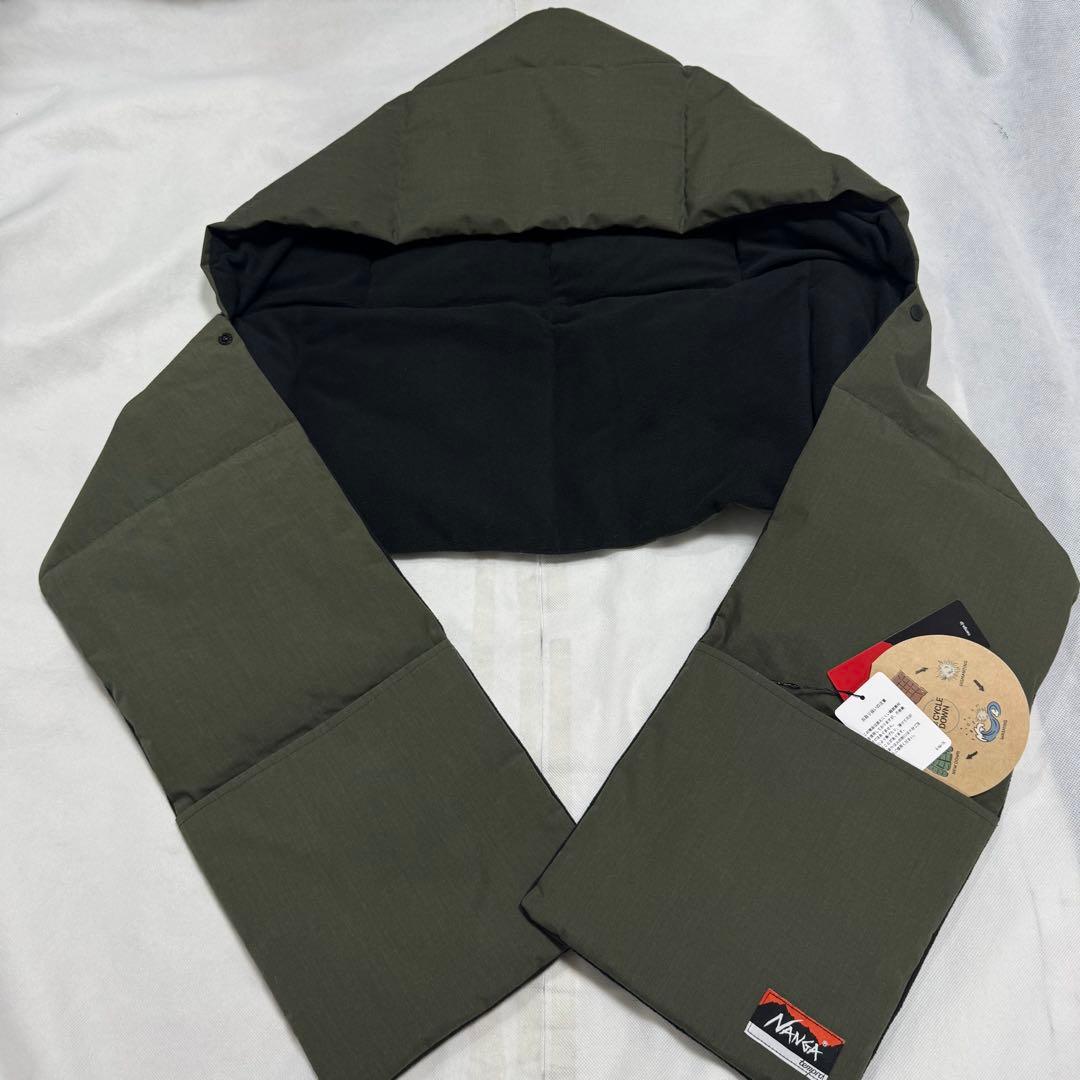 ナンガ × テンプラ 新品mヒノック ダウンマフラー NANGA 難燃 焚き火