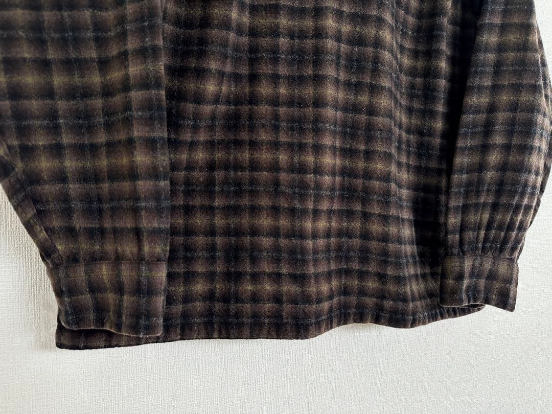 超スペシャル 60s ペンドルトン オンブレ チェック シャツ L ブラウン
